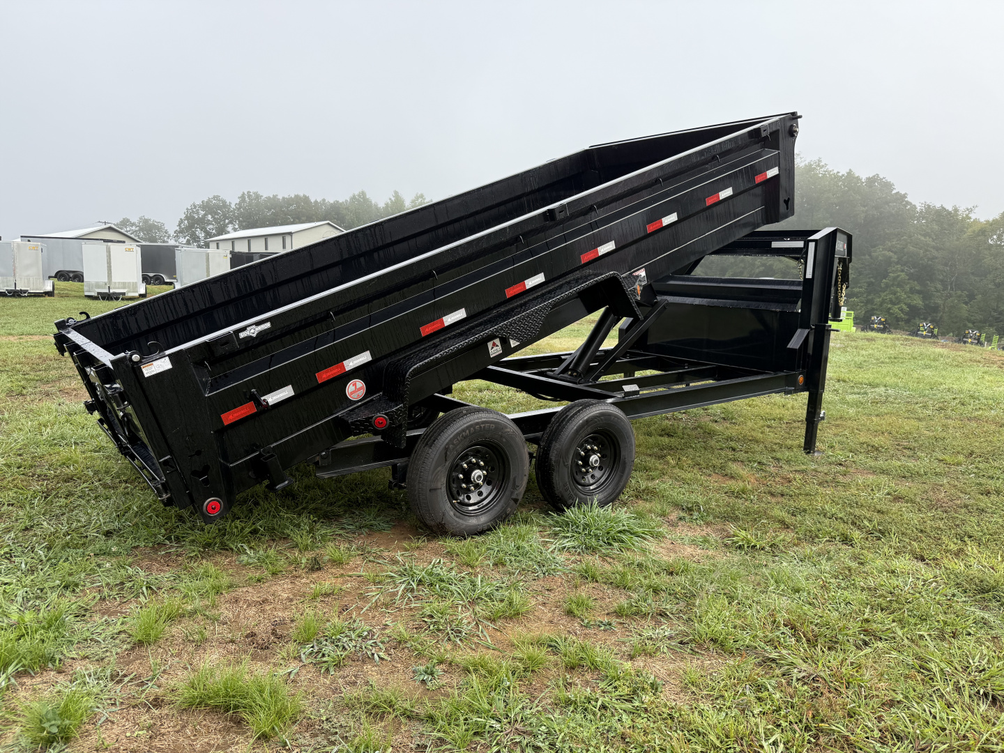 New 2025 Iron Bull DTG 14K 7X16 GOOSENECK SCISSOR LIFT Dump Trailer
