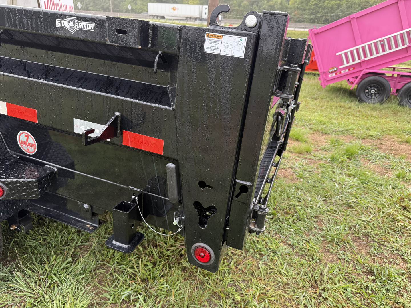 New 2025 Iron Bull DTG 14K 7X16 GOOSENECK SCISSOR LIFT Dump Trailer