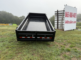 New 2025 Iron Bull DTG 14K 7X16 GOOSENECK SCISSOR LIFT Dump Trailer