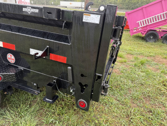 New 2025 Iron Bull DTG 14K 7X16 GOOSENECK SCISSOR LIFT Dump Trailer