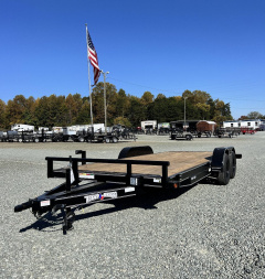 New 2025 TEXAS BRAGG TRAILERS 18 HCH Car Trailer w/ Removable Fender