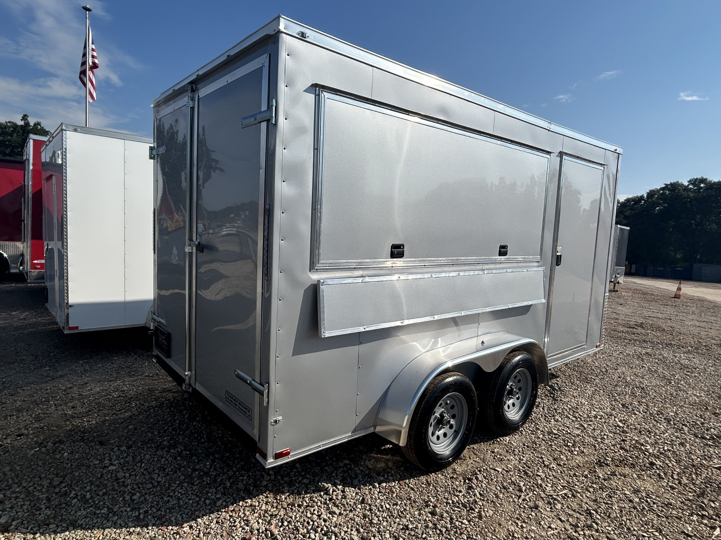 New 2026 Quality Cargo 7x14 Light Concession Trailer Concession