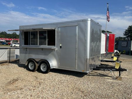 New 2026 Quality Cargo 7x14 Light Concession Trailer Concession
