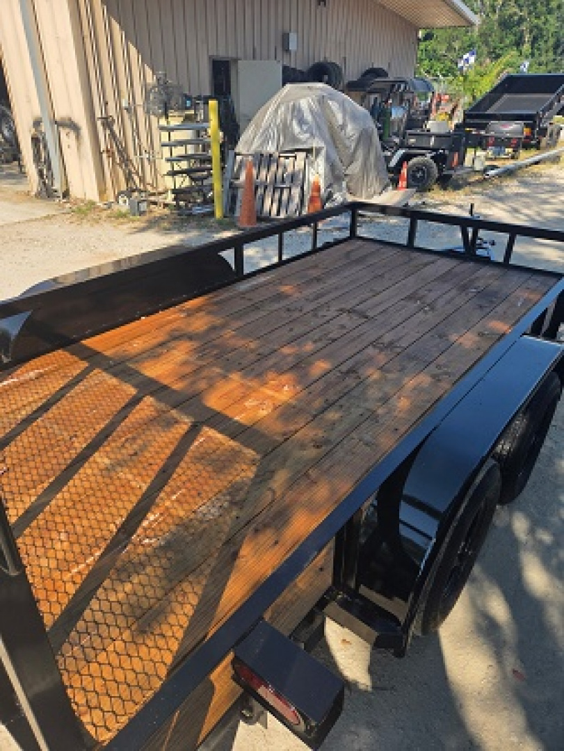 New 2025 Falcon Trailers 6.10x14 TA Utility Trailer