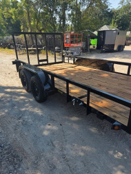 New 2025 Falcon Trailers 6.10x14 TA Utility Trailer