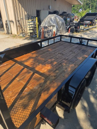 New 2025 Falcon Trailers 6.10x14 TA Utility Trailer