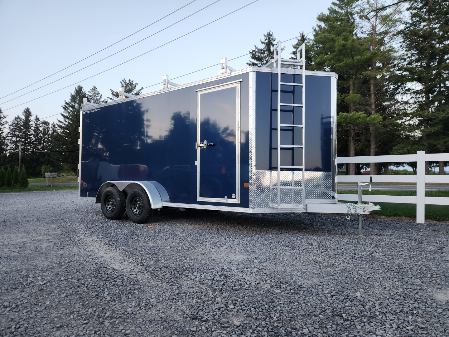 New 2026 ALCOM STEALTH ALUMINUM 7X16UCP Cargo / Enclosed Trailer