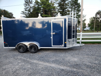 New 2026 ALCOM STEALTH ALUMINUM 7X16UCP Cargo / Enclosed Trailer