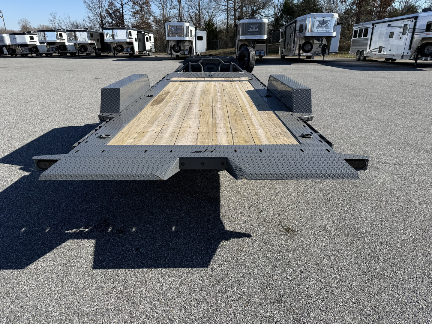 New 2026 Horizon Trailers ETZ 22'X83" TILT-8K AXLES Equipment Trailer
