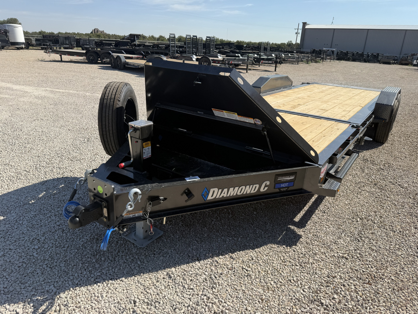 New 2026 Diamond C 80"x22' BP Hydraulically Dampened Tilt - HDT208 Pacesetter Edition
