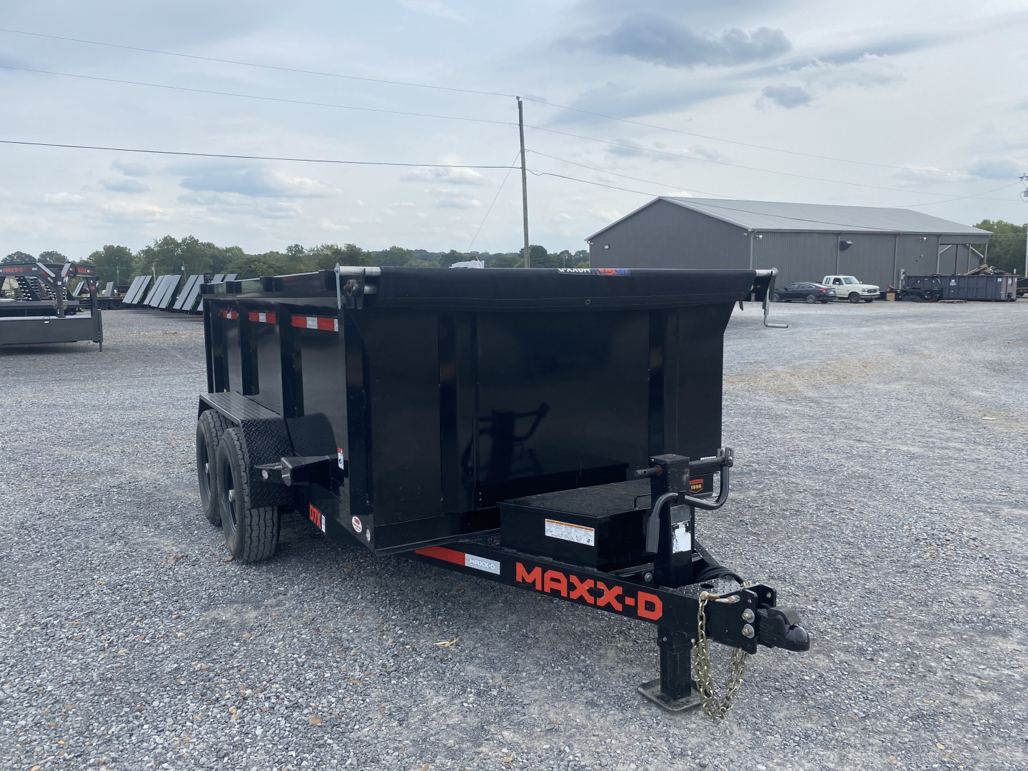 Used 2024 MAXXD 72"x12' 14k Dump Trailer