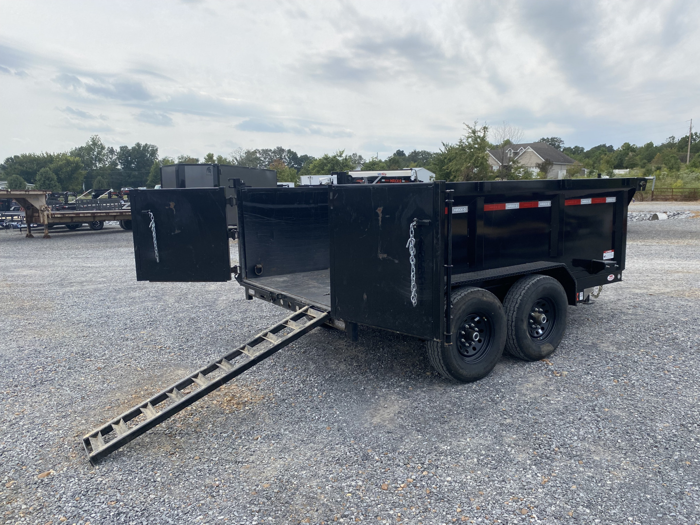 Used 2024 MAXXD 72"x12' 14k Dump Trailer