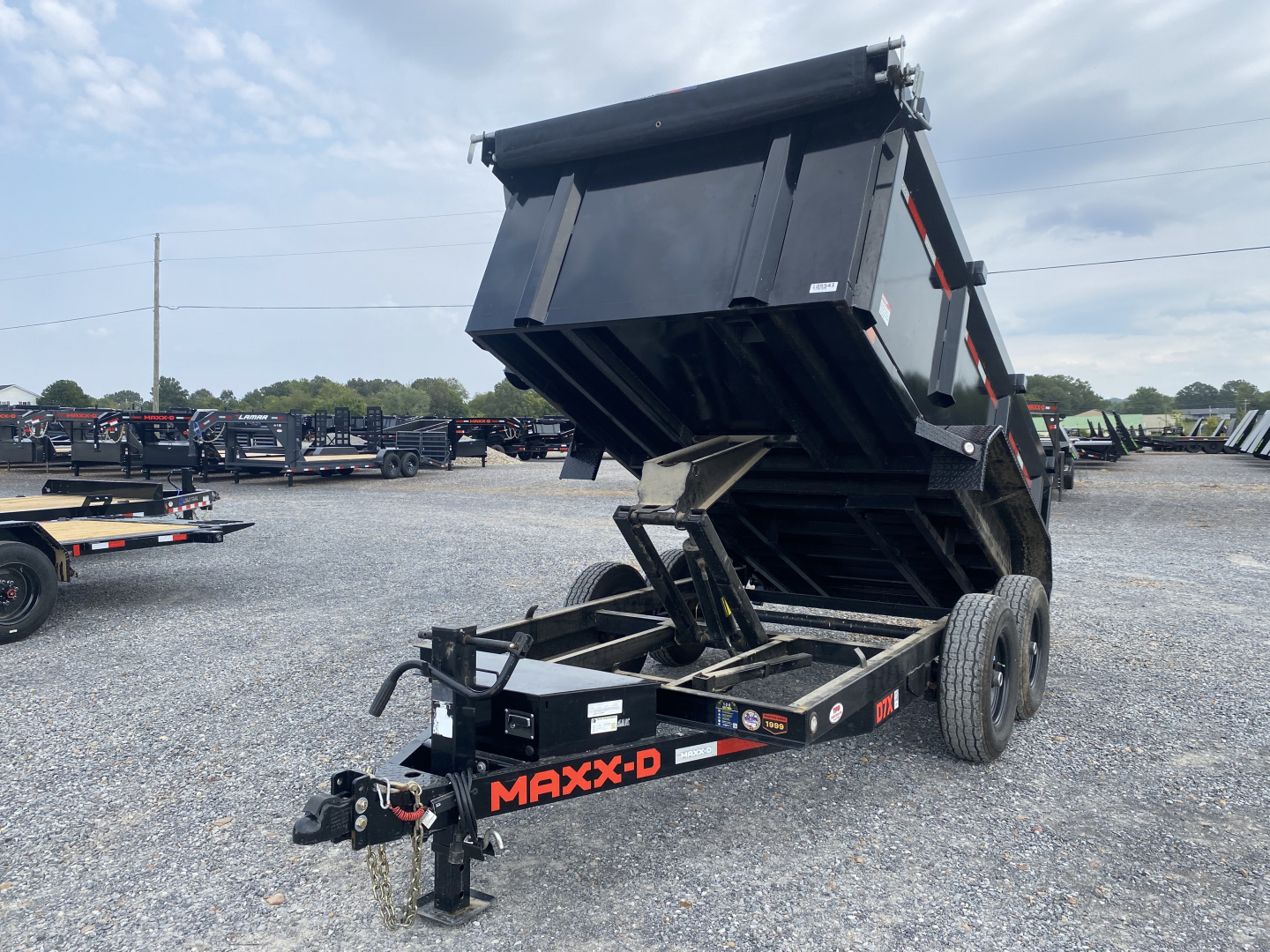 Used 2024 MAXXD 72"x12' 14k Dump Trailer