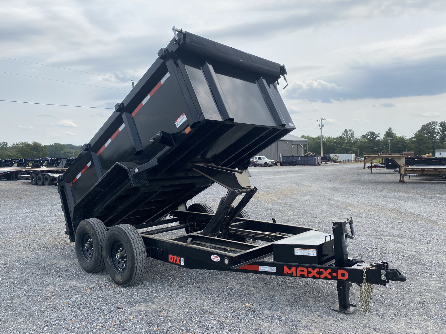 Used 2024 MAXXD 72"x12' 14k Dump Trailer