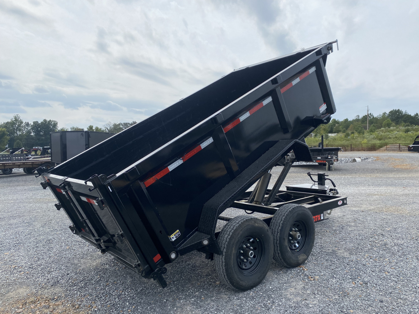Used 2024 MAXXD 72"x12' 14k Dump Trailer