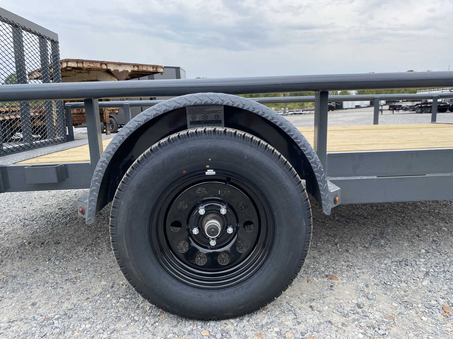 New 2026 Lamar 83"X12' 3K Utility Trailer
