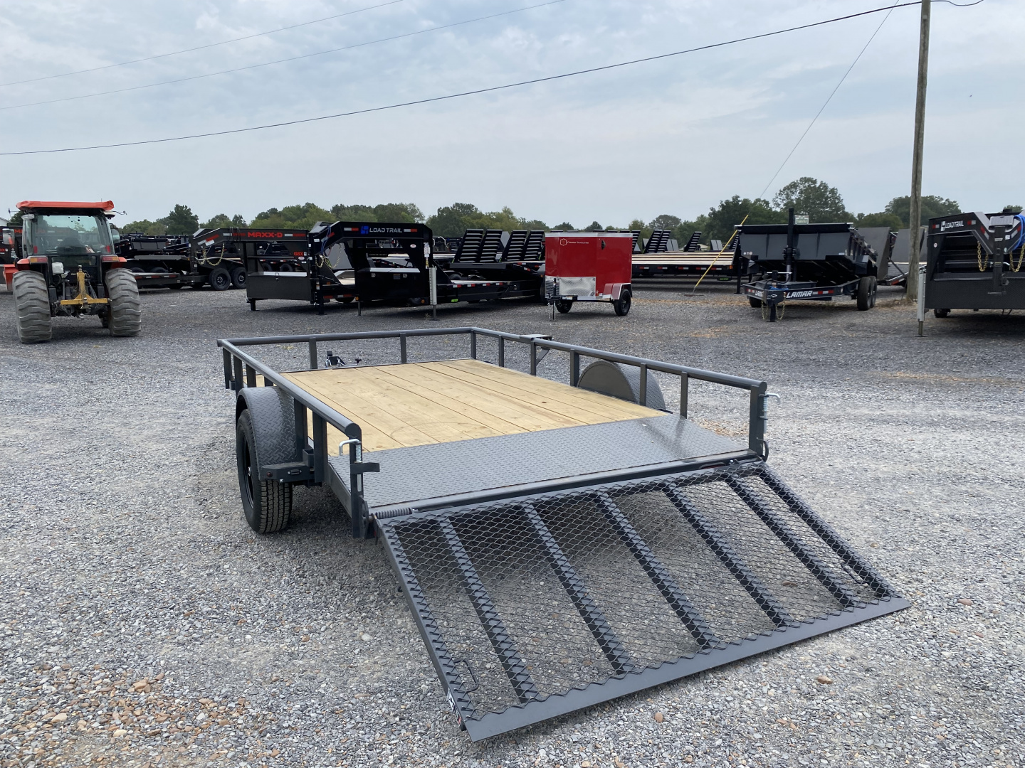 New 2026 Lamar 83"X12' 3K Utility Trailer