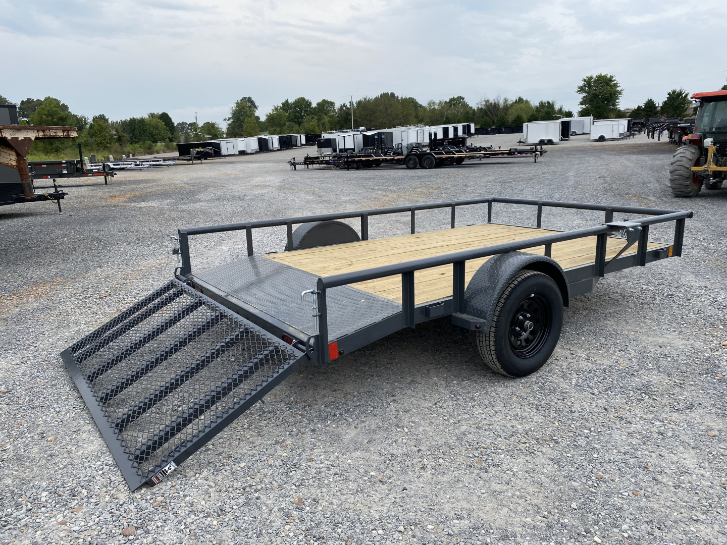 New 2026 Lamar 83"X12' 3K Utility Trailer