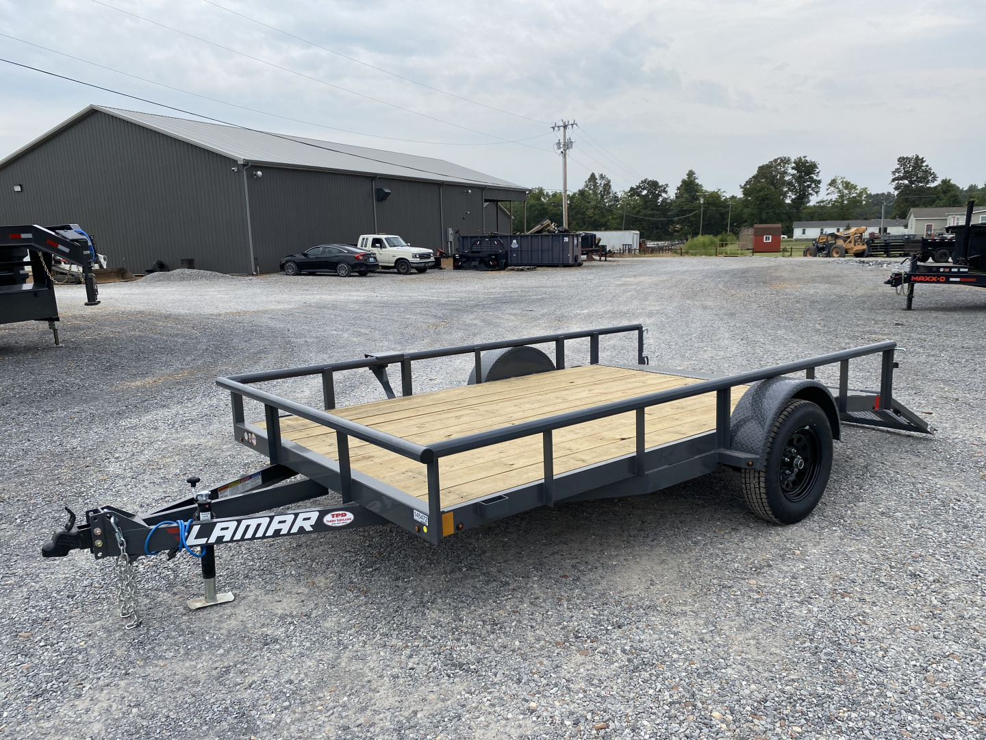 New 2026 Lamar 83"X12' 3K Utility Trailer