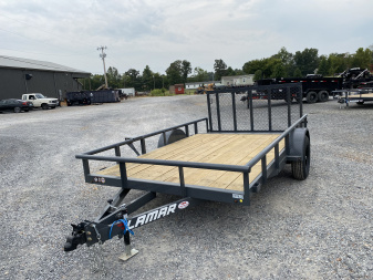New 2026 Lamar 83 X12' 3K Utility Trailer