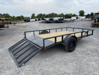 New 2026 Lamar 83"X12' 3K Utility Trailer