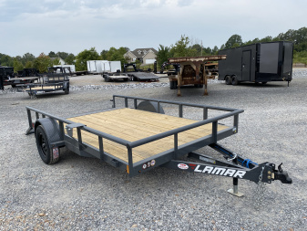 New 2026 Lamar 83"X12' 3K Utility Trailer