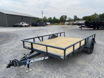 New 2026 Lamar 83"X12' 3K Utility Trailer