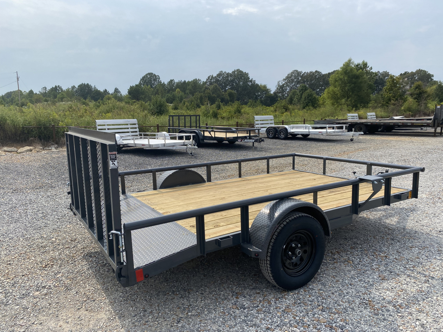 New 2026 Lamar 83"X12' 3K Utility Trailer