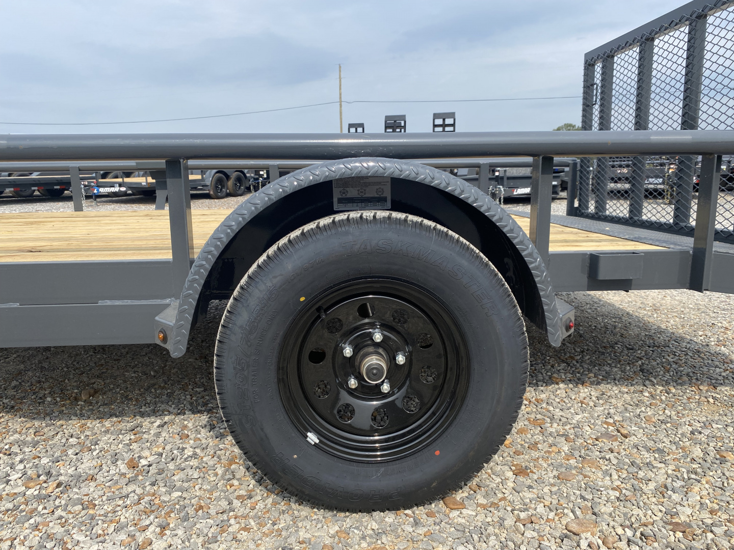 New 2026 Lamar 83"X12' 3K Utility Trailer