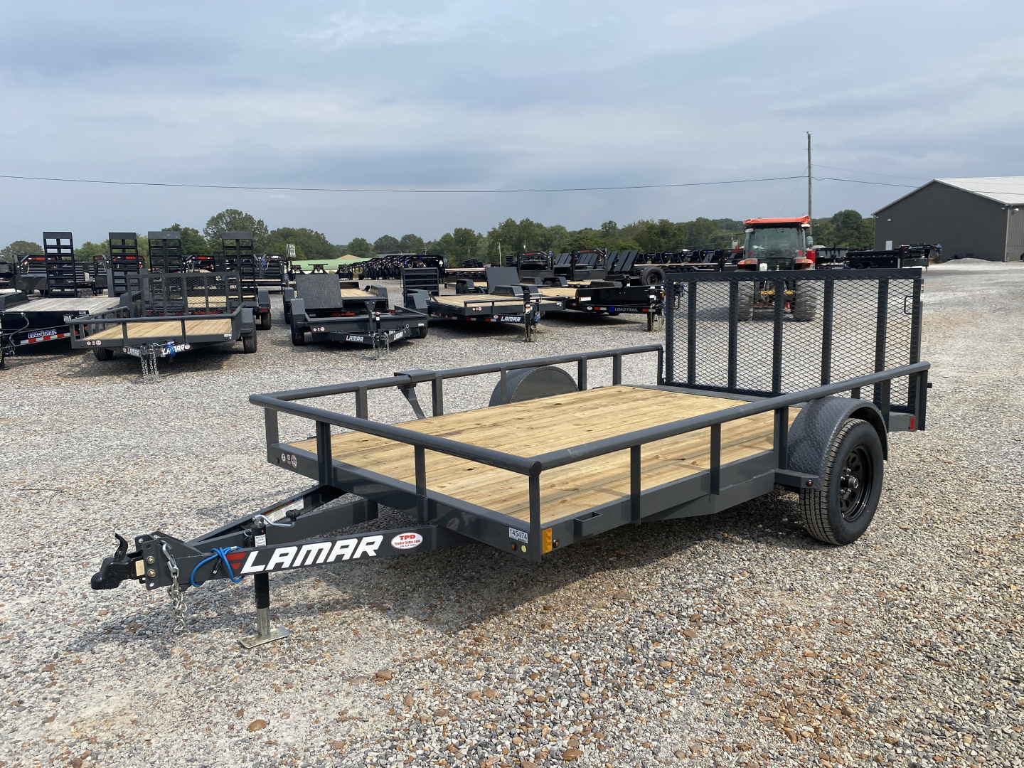 New 2026 Lamar 83"X12' 3K Utility Trailer