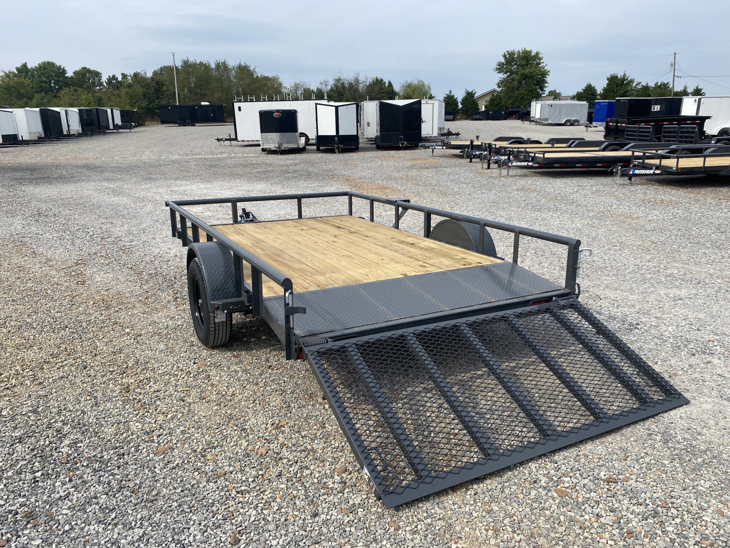 New 2026 Lamar 83"X12' 3K Utility Trailer