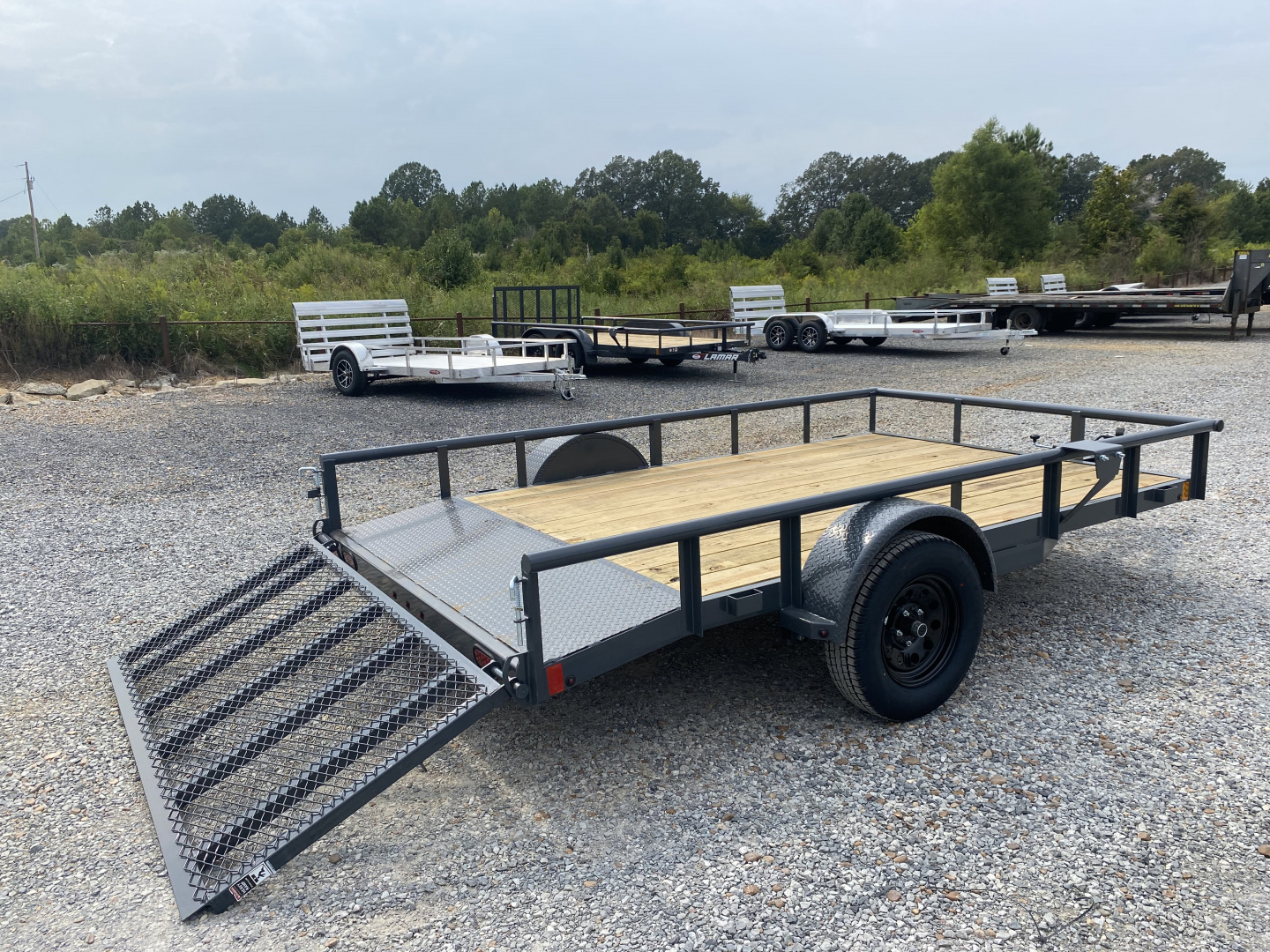 New 2026 Lamar 83"X12' 3K Utility Trailer