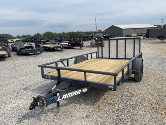 New 2026 Lamar 83"X12' 3K Utility Trailer