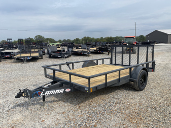 New 2026 Lamar 83 X12' 3K Utility Trailer