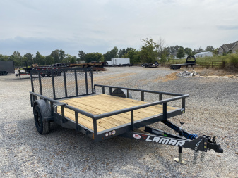 New 2026 Lamar 83"X12' 3K Utility Trailer