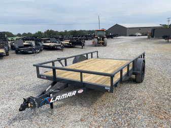 New 2026 Lamar 83"X12' 3K Utility Trailer