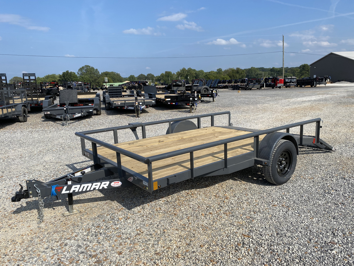 New 2026 Lamar Utility Trailer | 83" x 12' | 3k GVWR