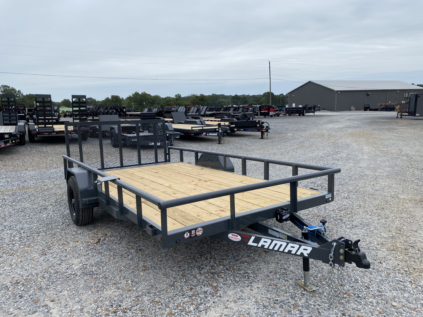 New 2026 Lamar 83"X14' 5K Utility Trailer