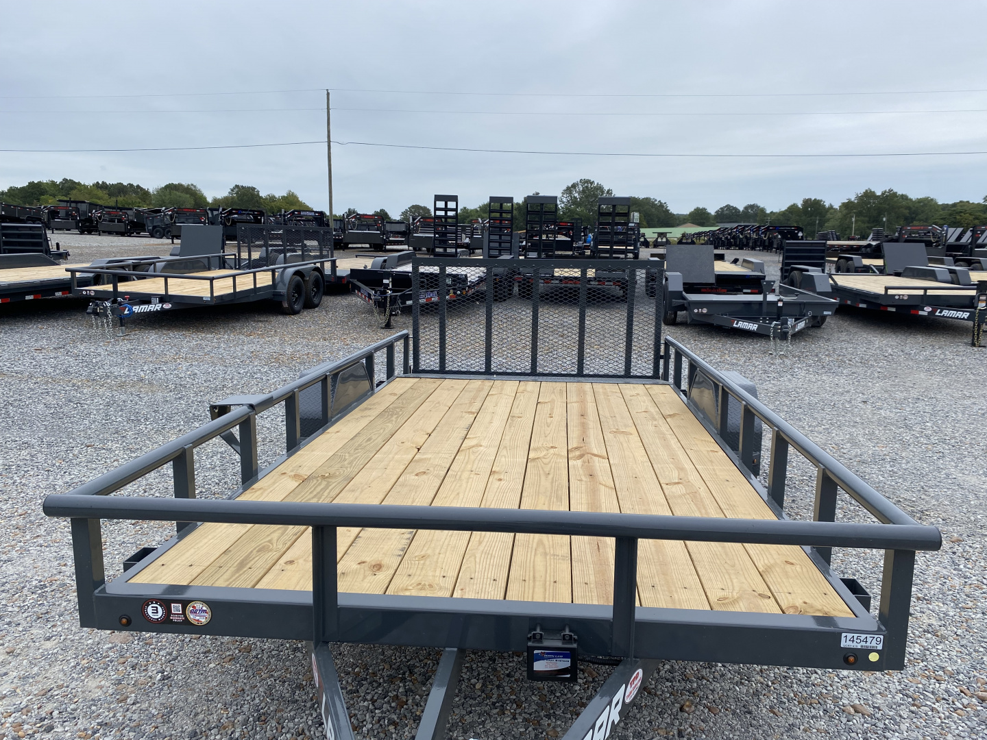 New 2026 Lamar 83"X14' 5K Utility Trailer