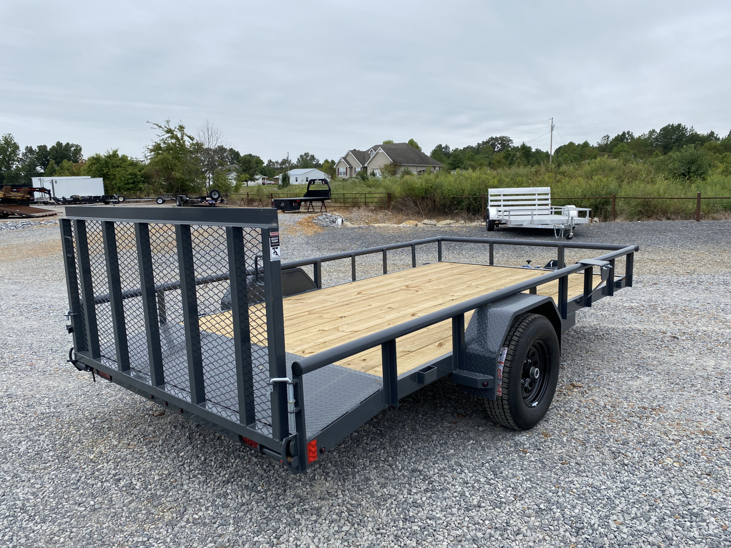 New 2026 Lamar 83"X14' 5K Utility Trailer