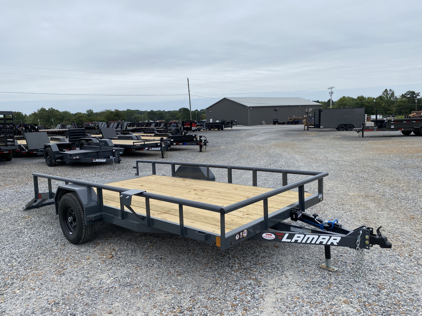New 2026 Lamar 83"X14' 5K Utility Trailer