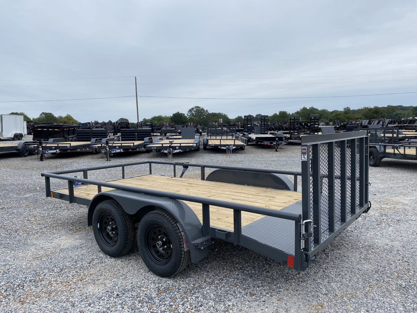 New 2026 Lamar 83"X14' 7K Utility Trailer