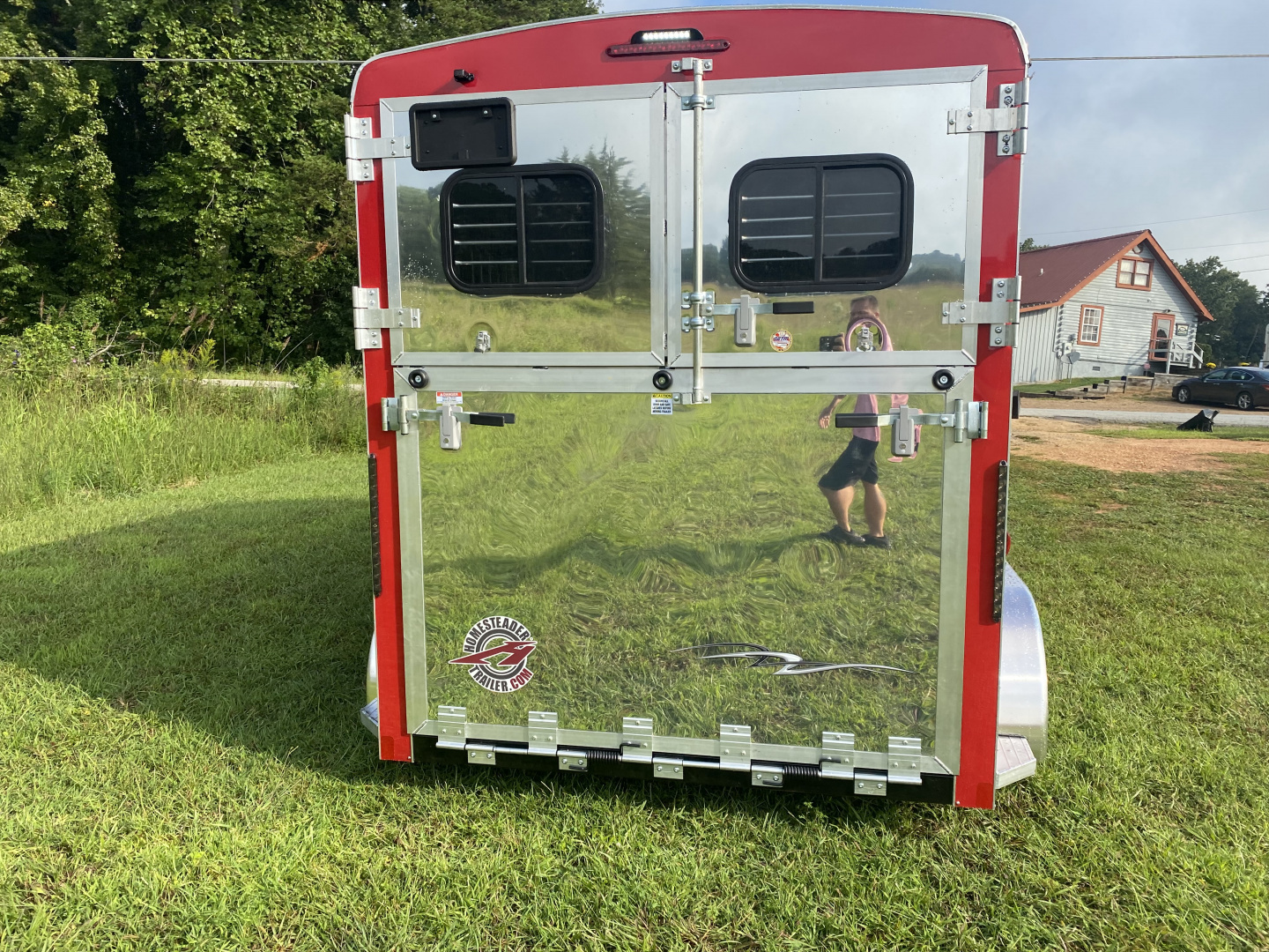 New Homesteader 214FB 2 Horse Direct Load Warmblood Horse Trailer