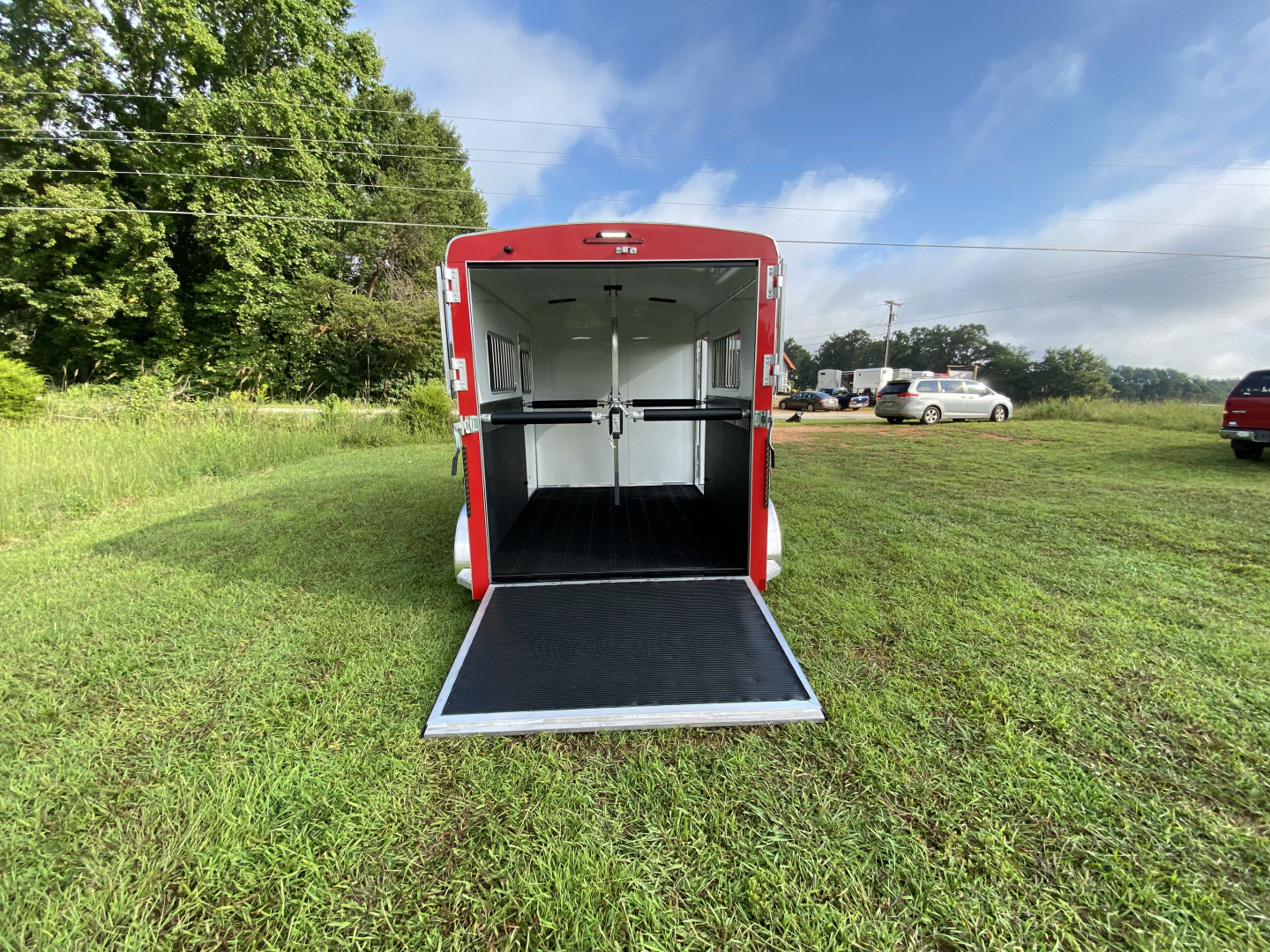 New Homesteader 214FB 2 Horse Direct Load Warmblood Horse Trailer
