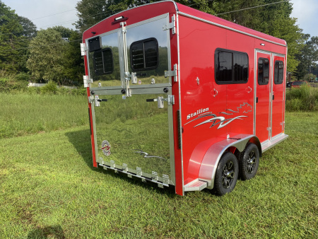 New Homesteader 214FB 2 Horse Direct Load Warmblood Horse Trailer
