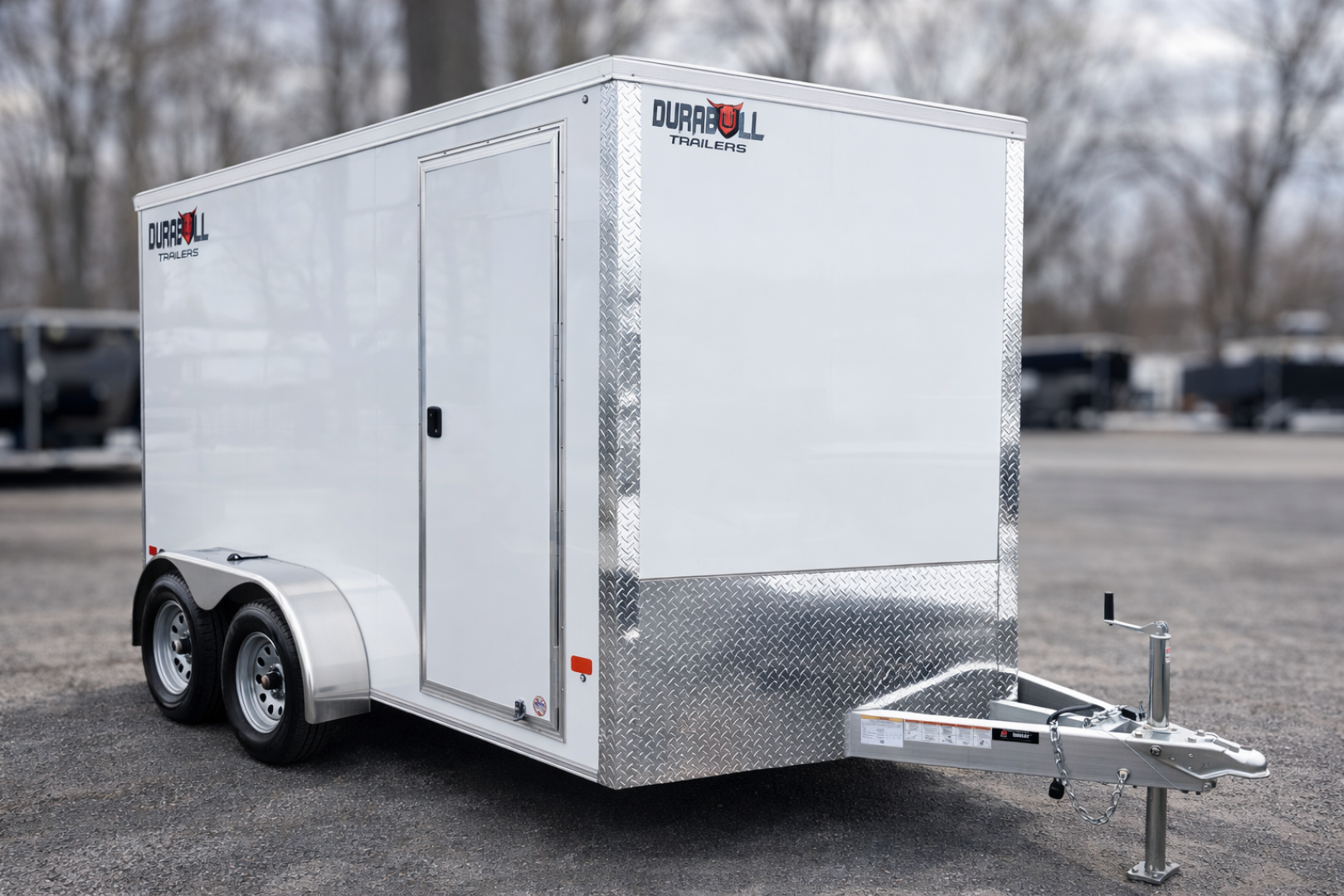 New 2026 Durabull 7x12 Dual axle enclosed trailer