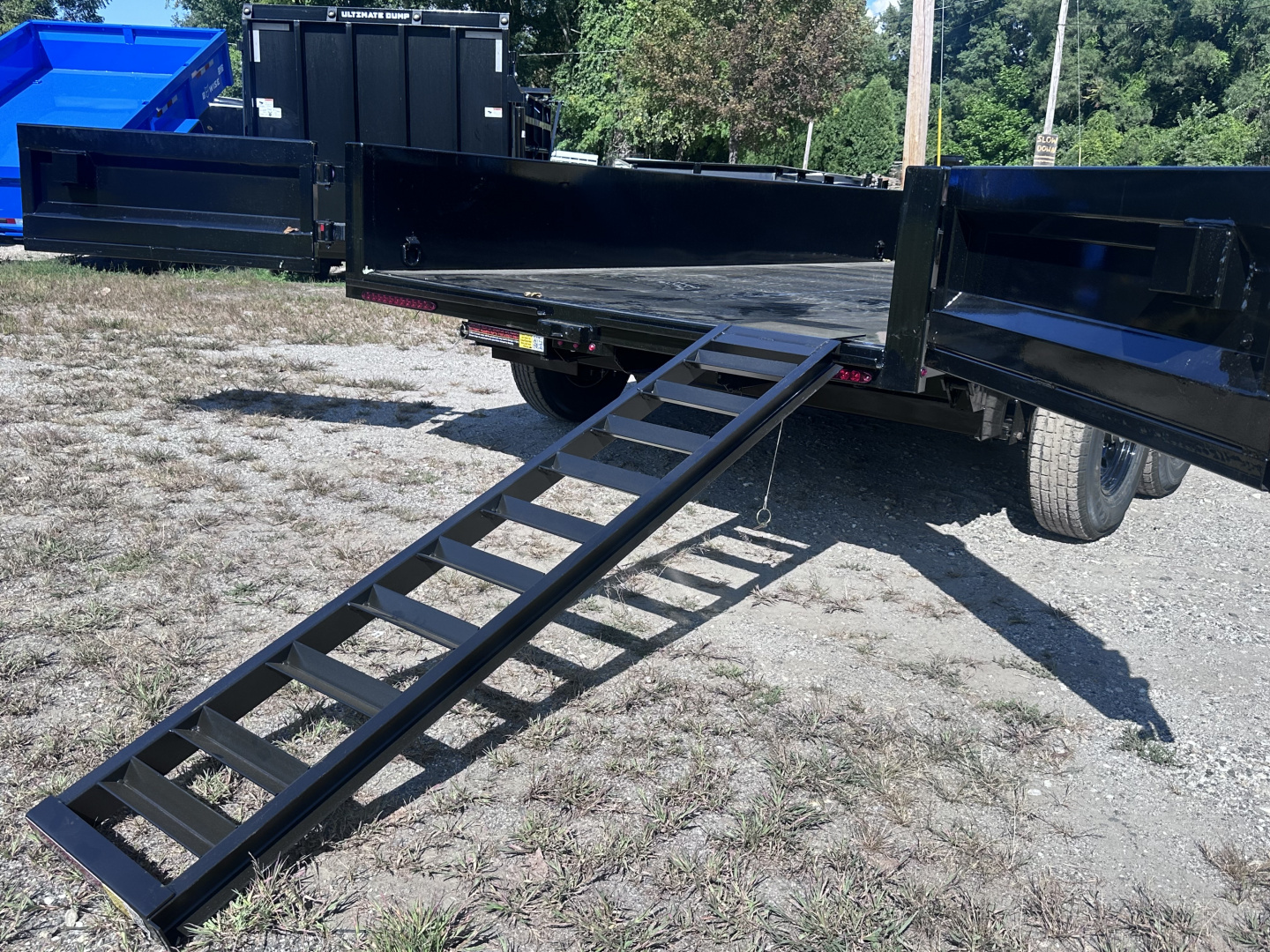 New 2026 Griffin GT 7x14E 14K GVW Dump Trailer with ramps