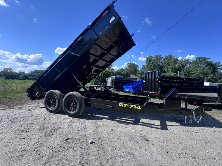New 2026 Griffin GT 7x14E 14K GVW Dump Trailer with ramps