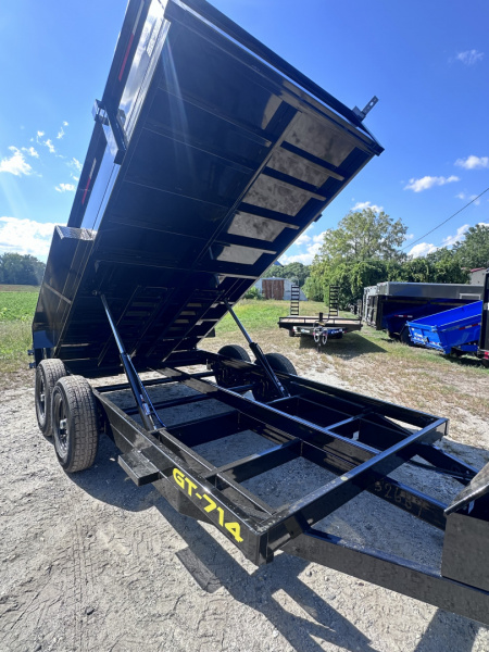 New 2026 Griffin GT 7x14E 14K GVW Dump Trailer with ramps
