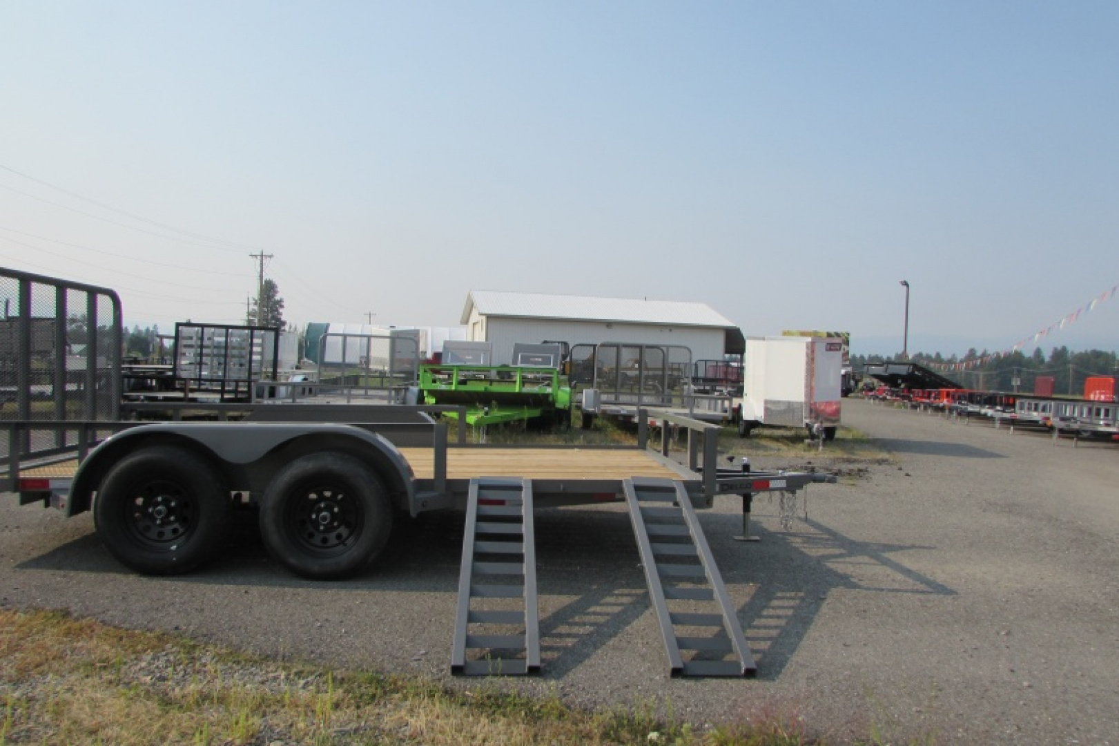 New 2026 Delco Trailers U614U32CS4E 83x14 Utility Trailer
